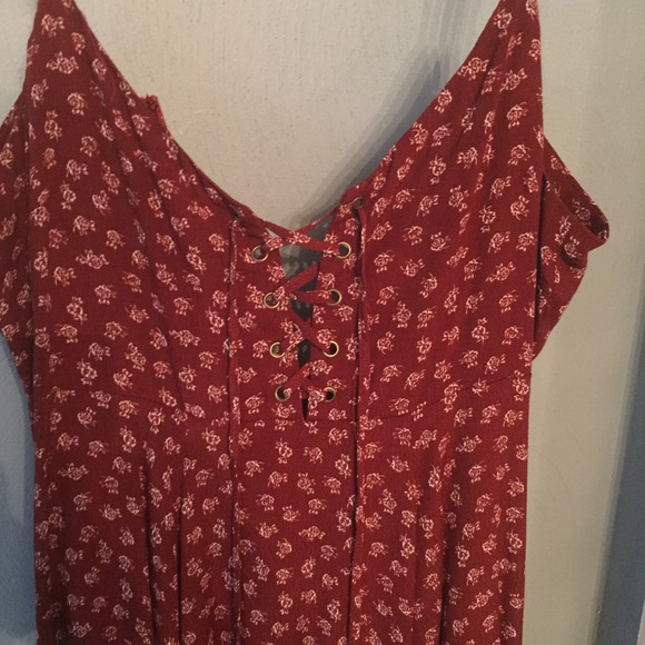 🍁🍂Burgundy Skater dress Perfect for Fall🍁🍂 - Picture 3 of 6